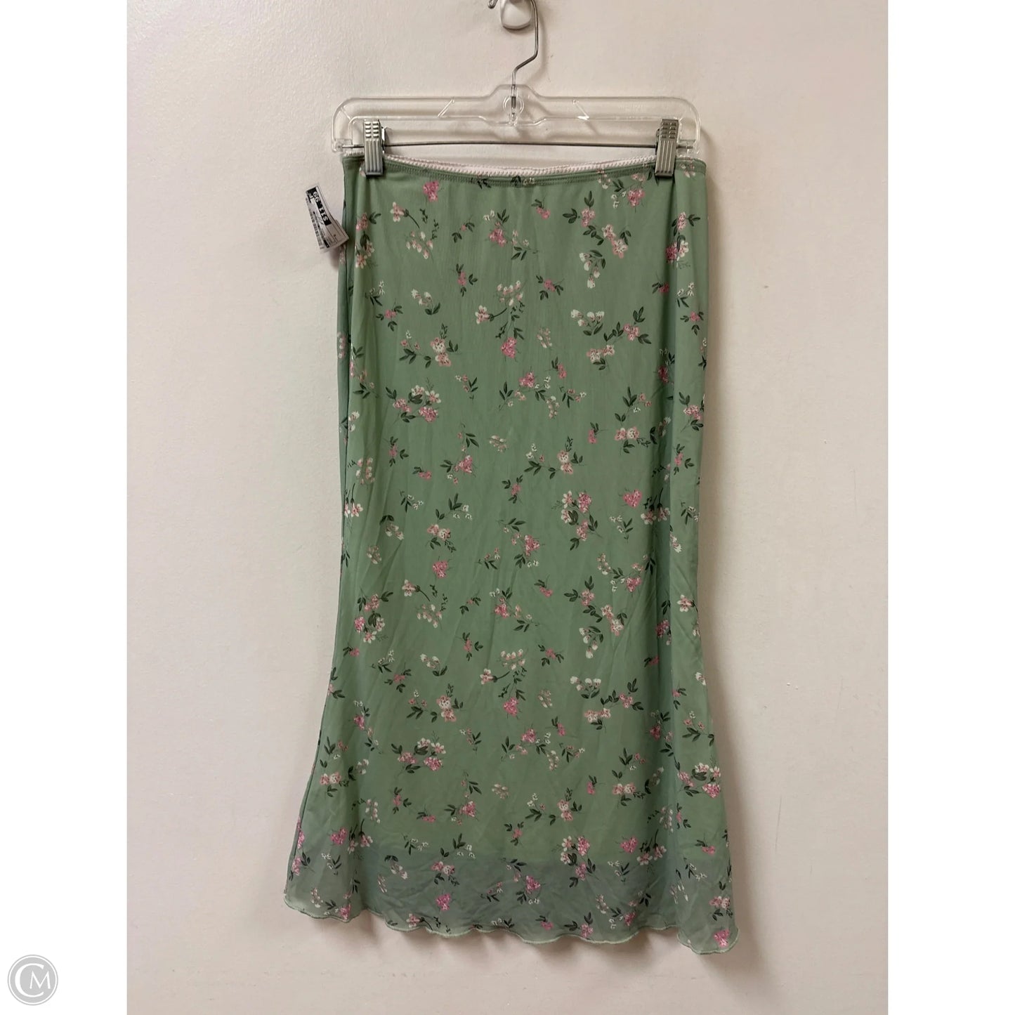 Skirt Midi By Clothes Mentor In Green, Size: 6