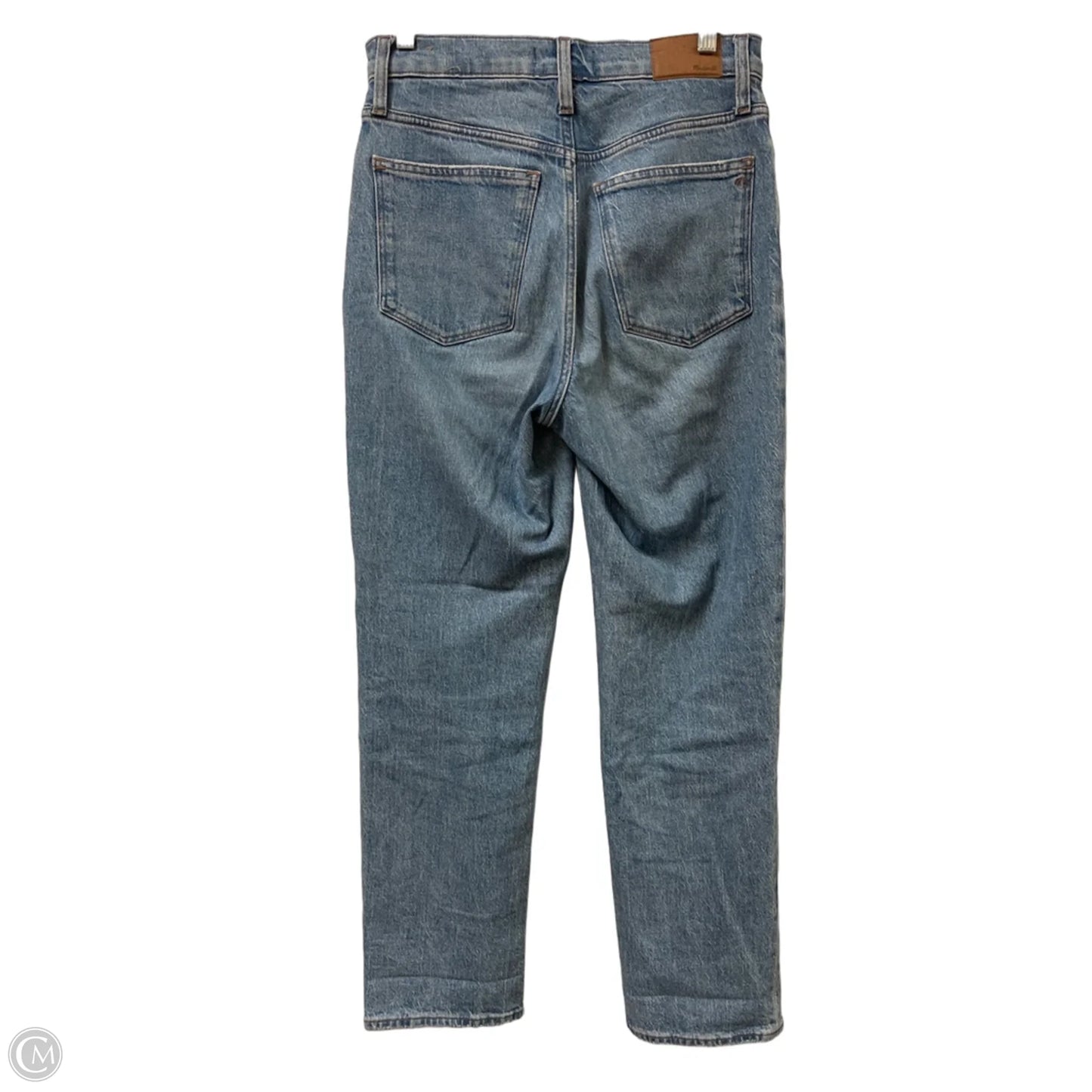Jeans Straight By Madewell In Blue Denim, Size: 2
