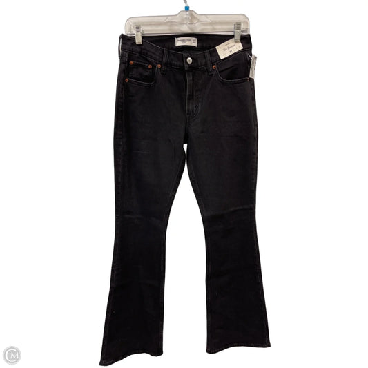 Jeans Boot Cut By Abercrombie And Fitch In Black, Size: 4