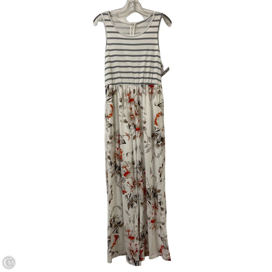 Jumpsuit By Clothes Mentor In Multi-colored, Size: L