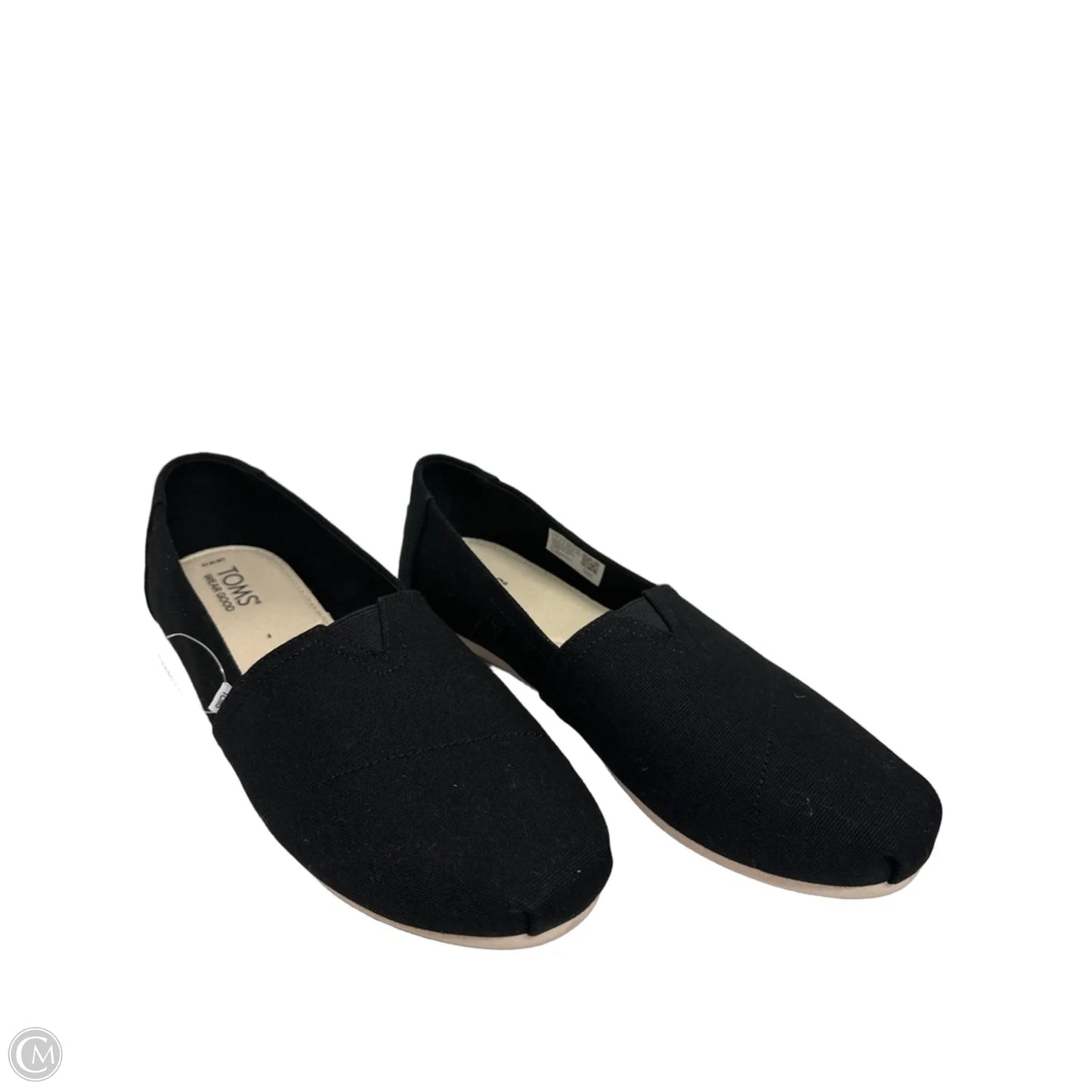 Shoes Flats By Toms In Black, Size: 11