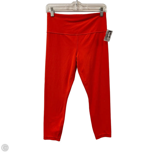 Athletic Capris By Athleta In Orange, Size: M