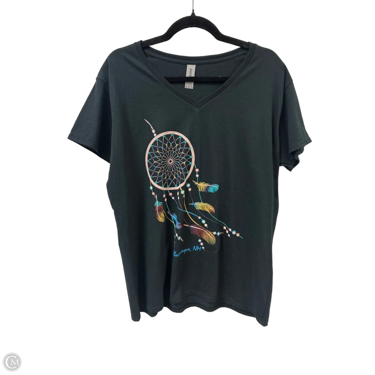Top Short Sleeve By Gildan In Black, Size: Xl