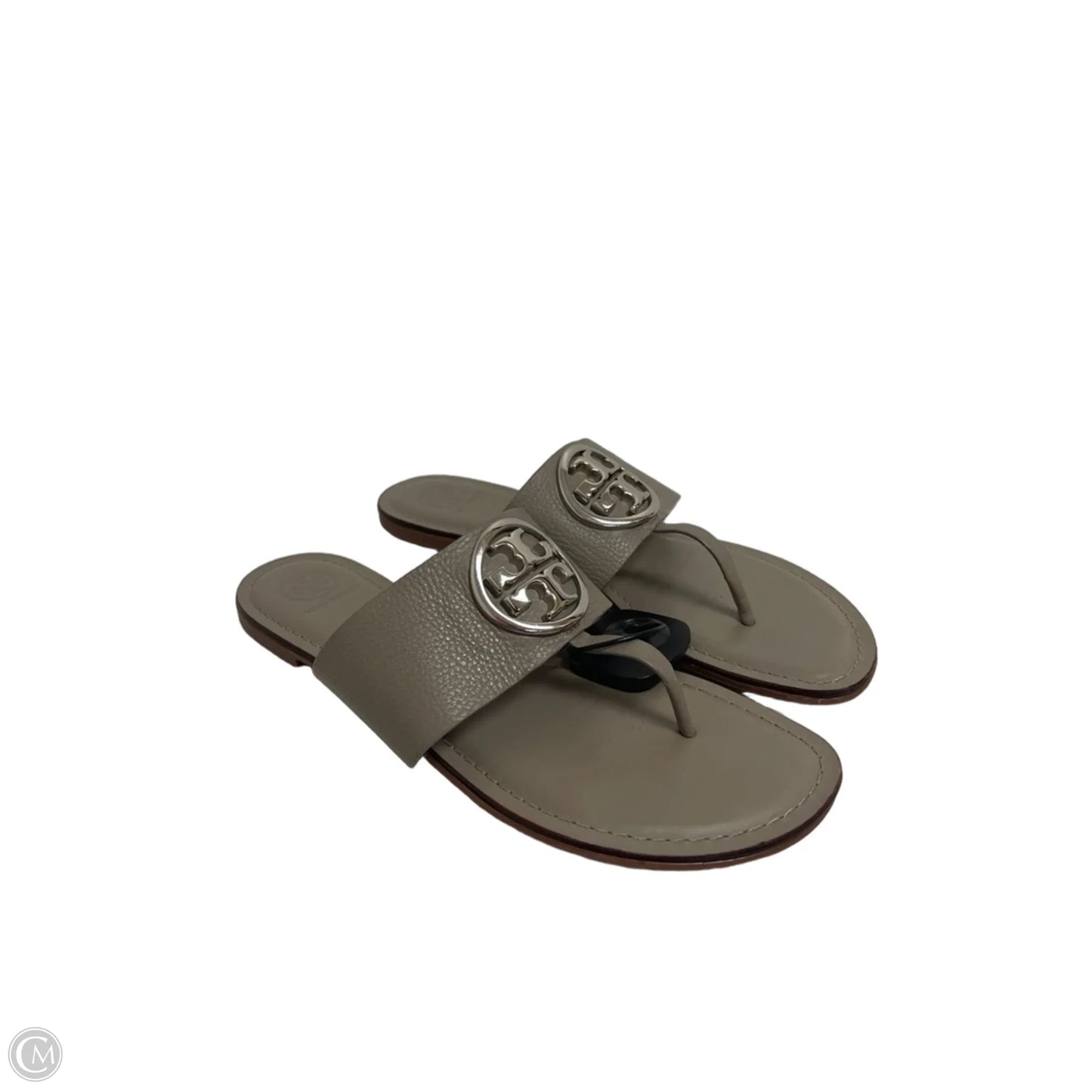 Sandals Designer By Tory Burch In Grey, Size: 9