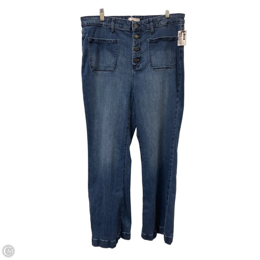 Jeans Boot Cut By Lc Lauren Conrad In Blue Denim, Size: 16