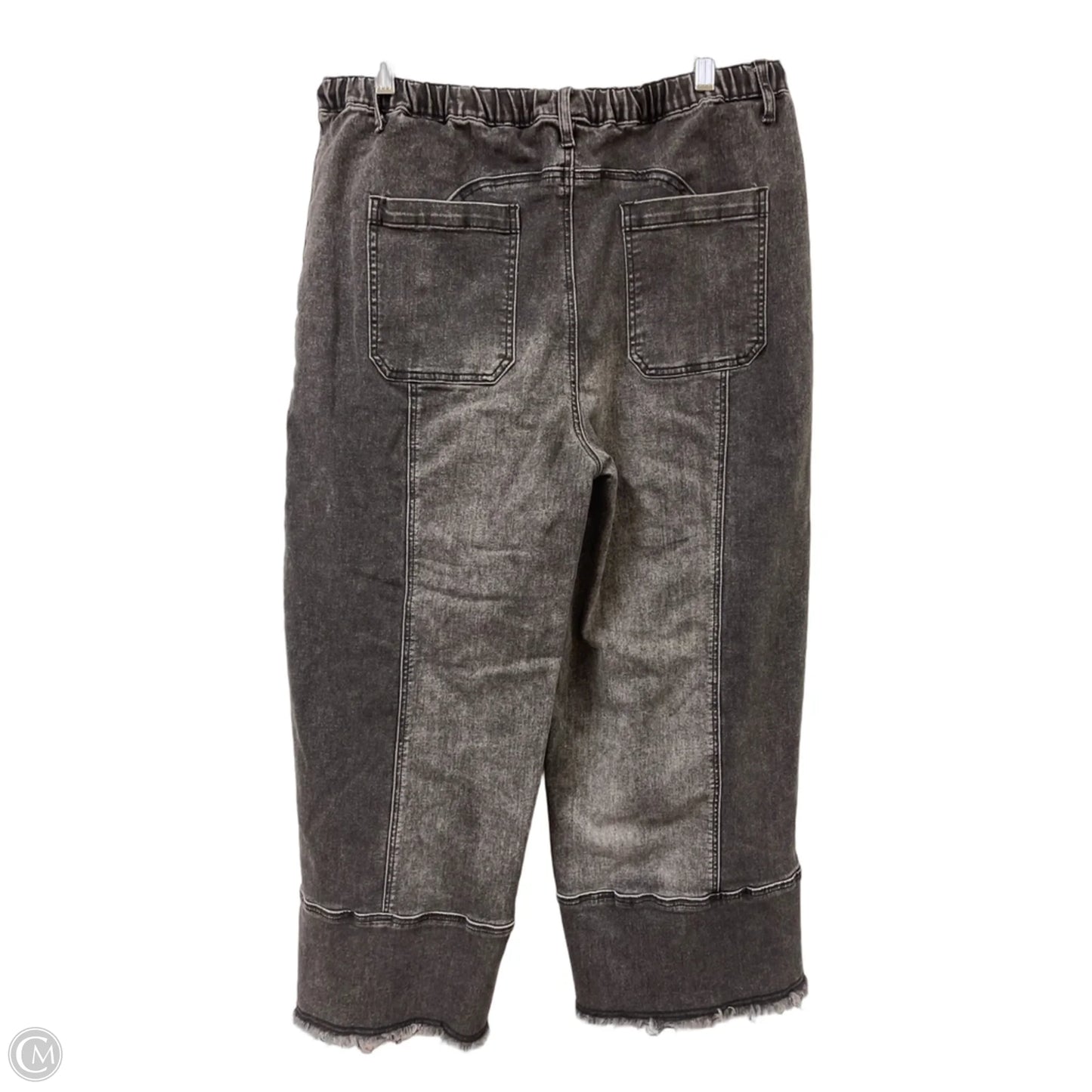 Jeans Wide Leg By Clothes Mentor In Black, Size: 12