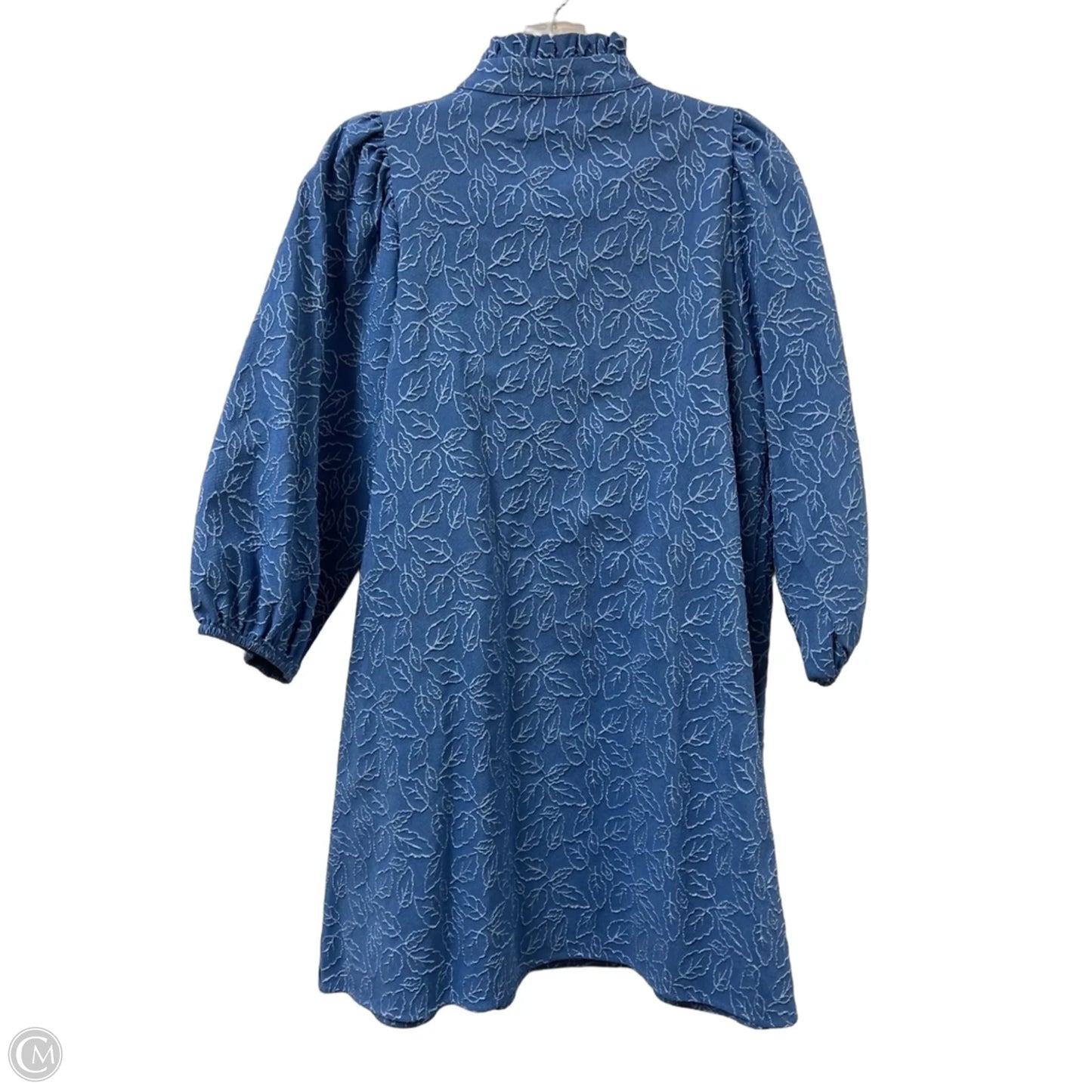 Dress Casual Midi By Clothes Mentor In Blue, Size: L