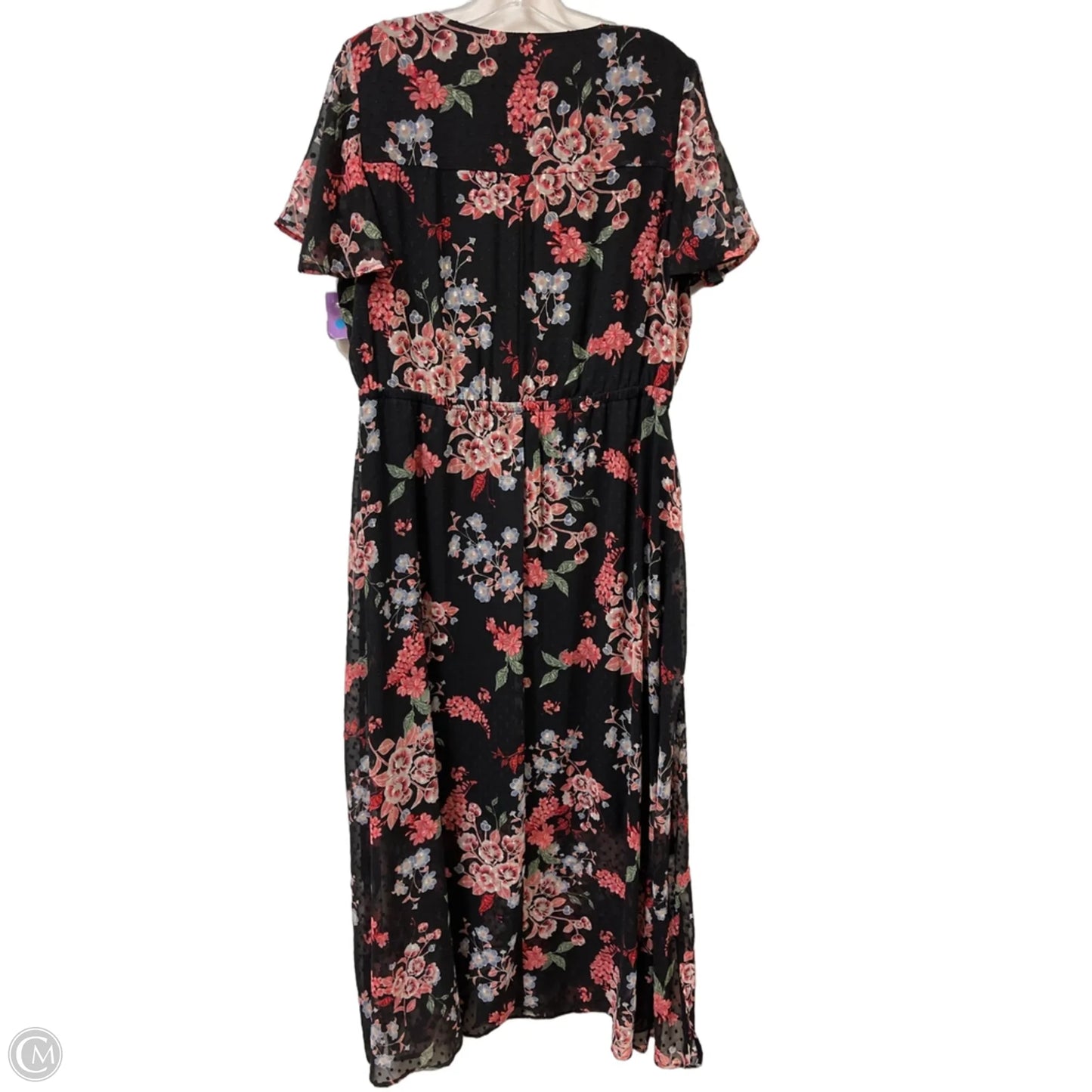 Dress Casual Maxi By Lane Bryant In Floral Print, Size: 1x