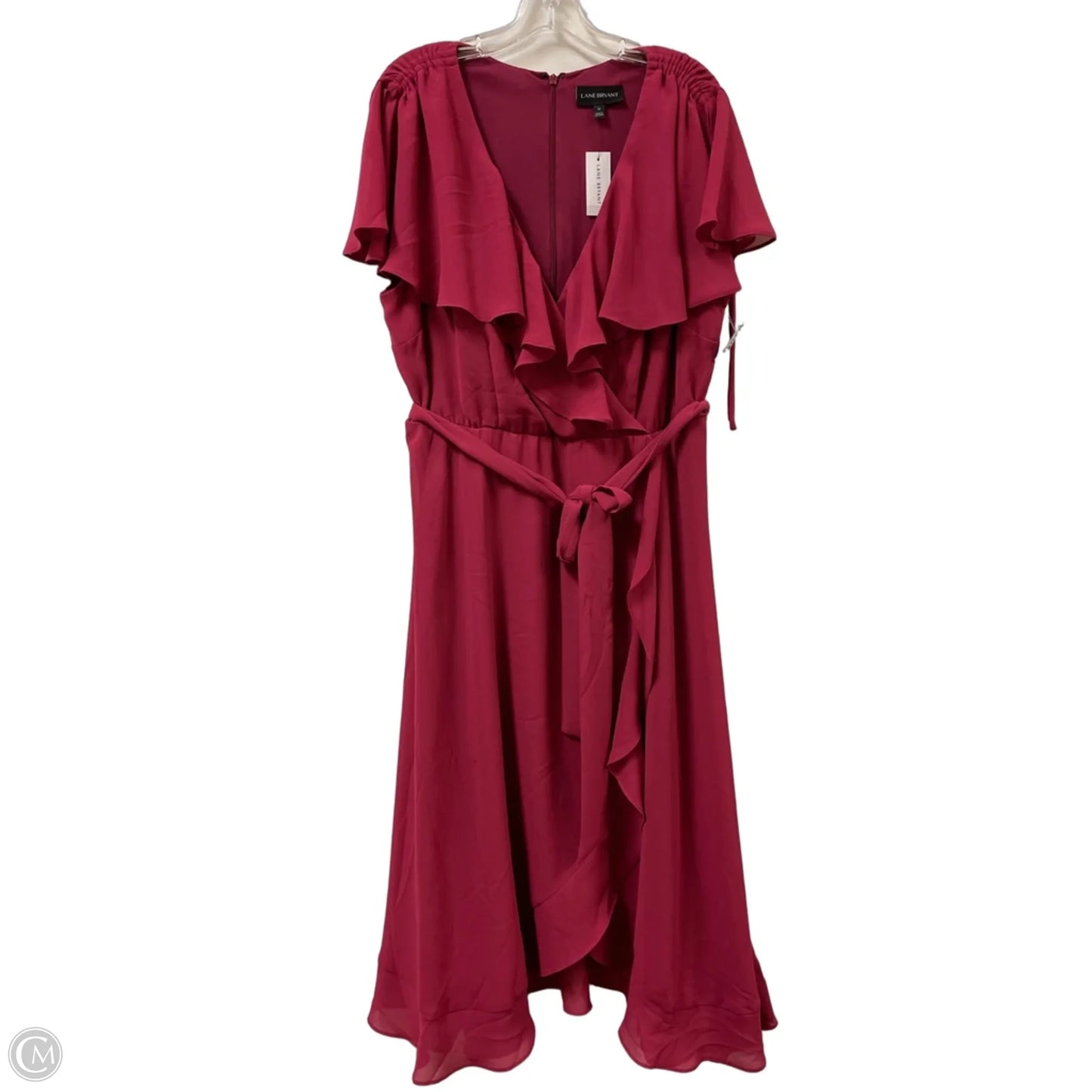 Dress Casual Maxi By Lane Bryant In Red, Size: 1x
