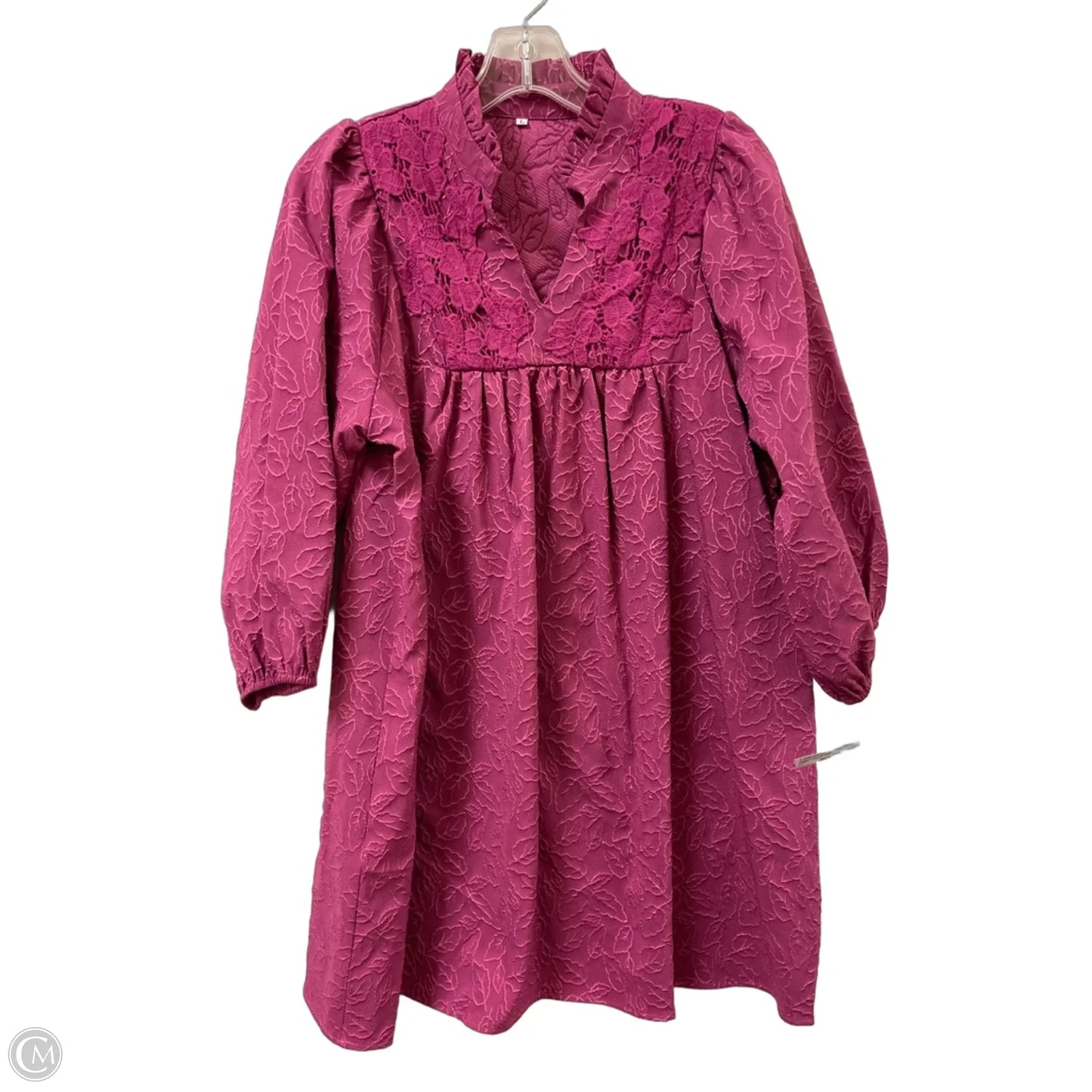 Dress Casual Midi By Clothes Mentor In Pink, Size: L