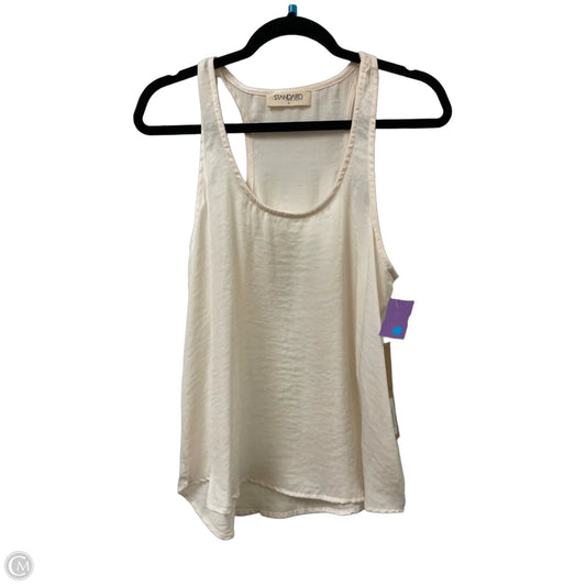 Top Sleeveless By Clothes Mentor In Cream, Size: S