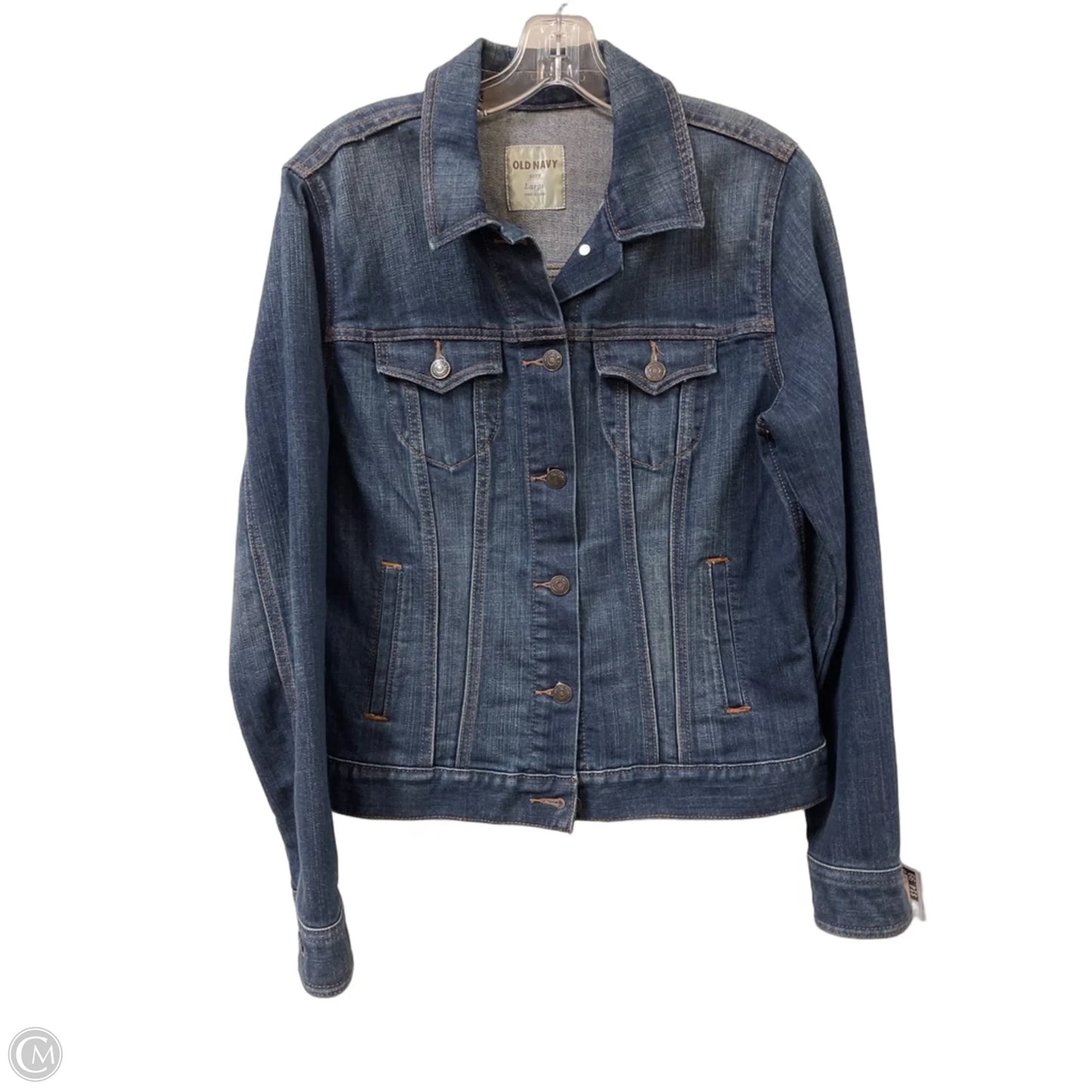 Jacket Denim By Old Navy In Blue Denim, Size: L
