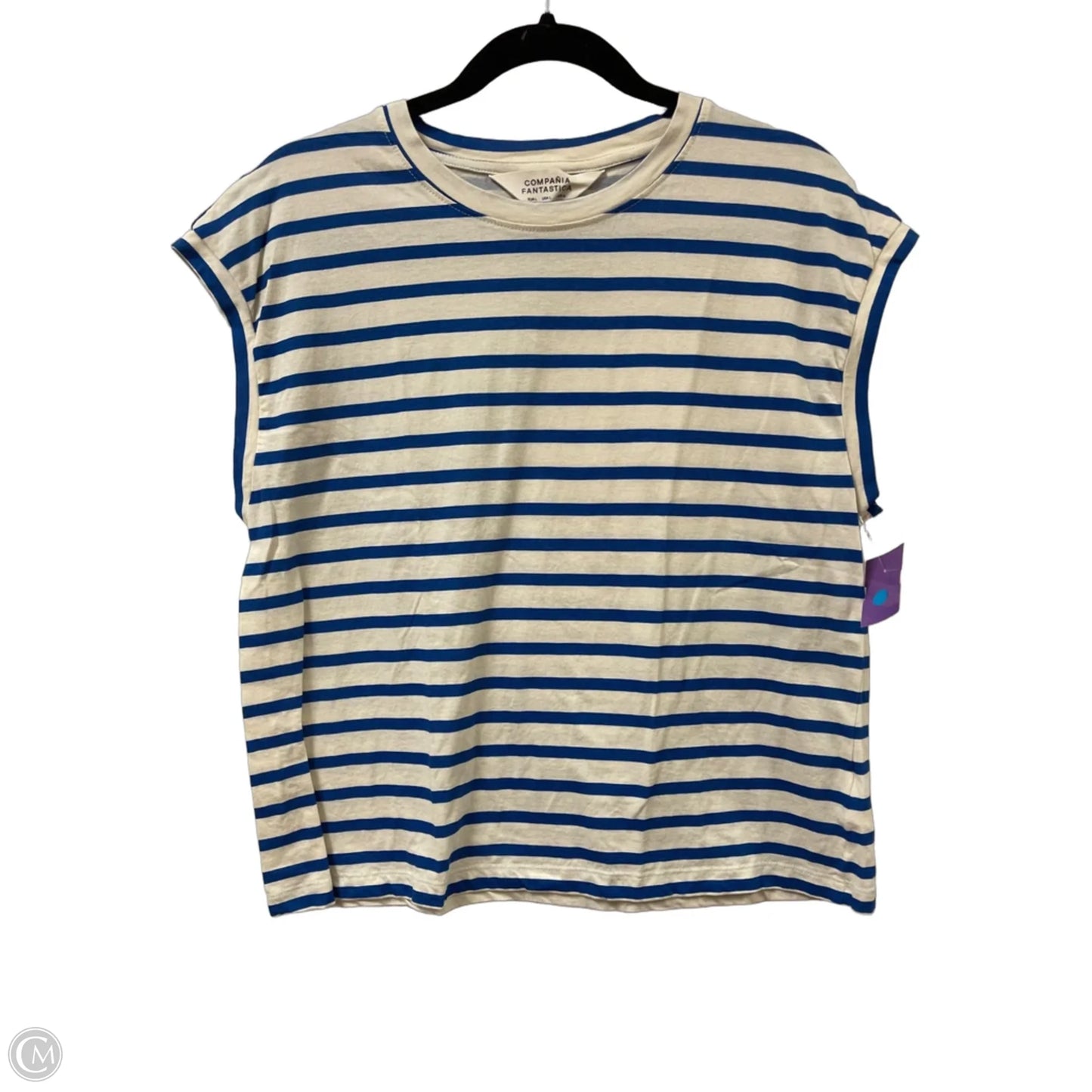 Top Sleeveless By Clothes Mentor In Striped Pattern, Size: L