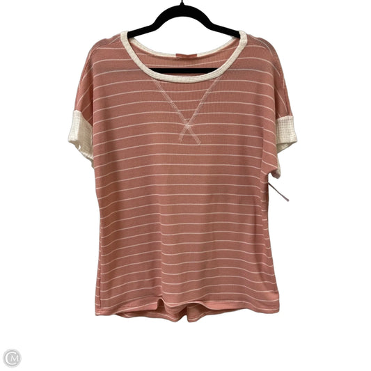 Top Short Sleeve By Clothes Mentor In Pink, Size: S
