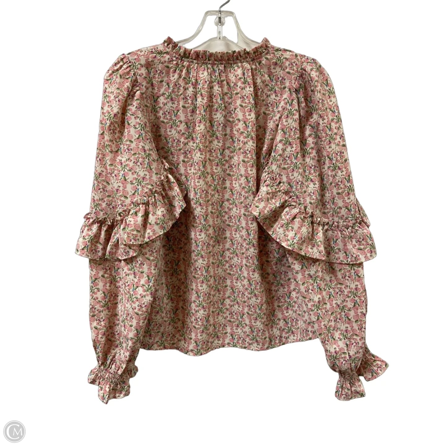 Top Long Sleeve By Clothes Mentor In Floral Print, Size: S