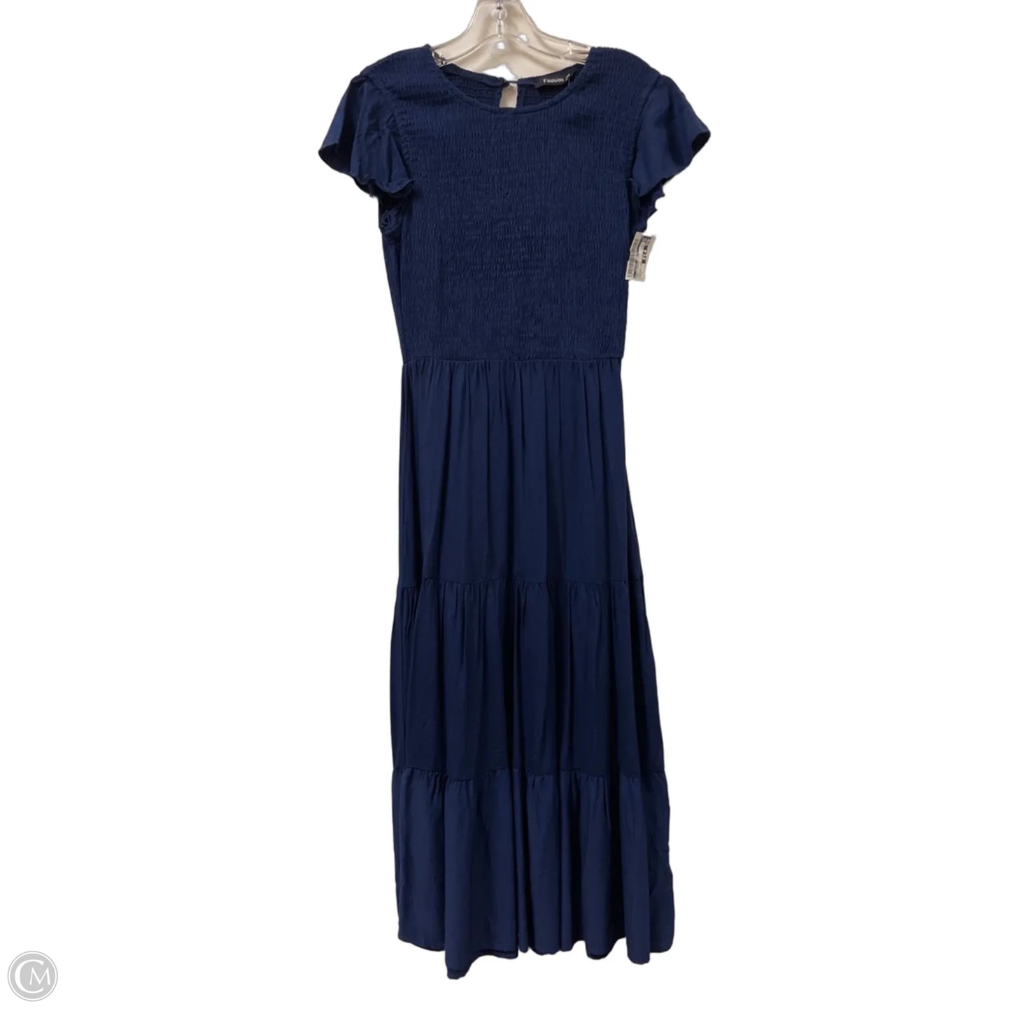 Dress Casual Maxi By Clothes Mentor In Navy, Size: S