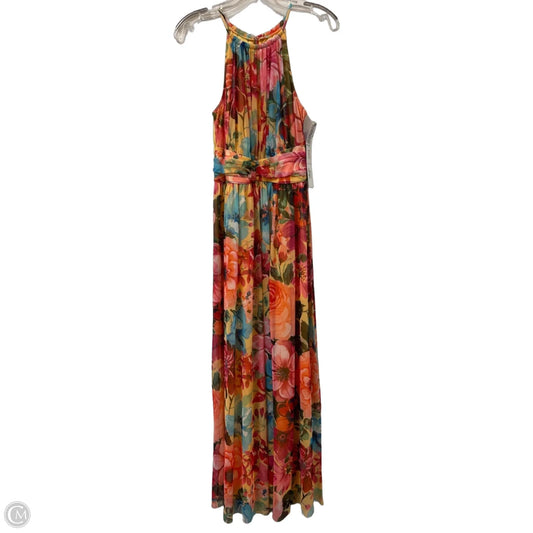 Dress Casual Maxi By London Times In Floral Print, Size: S