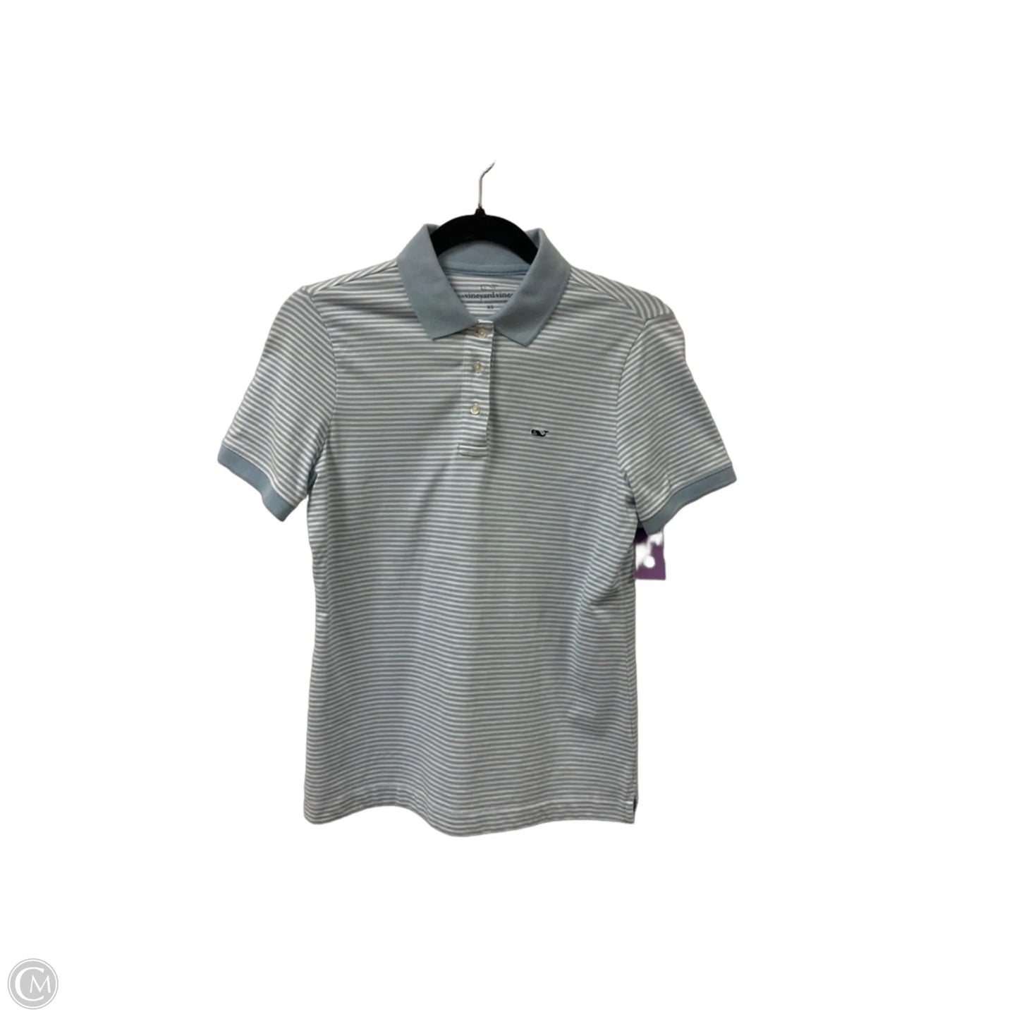 Top Short Sleeve By Vineyard Vines In Blue, Size: Xs