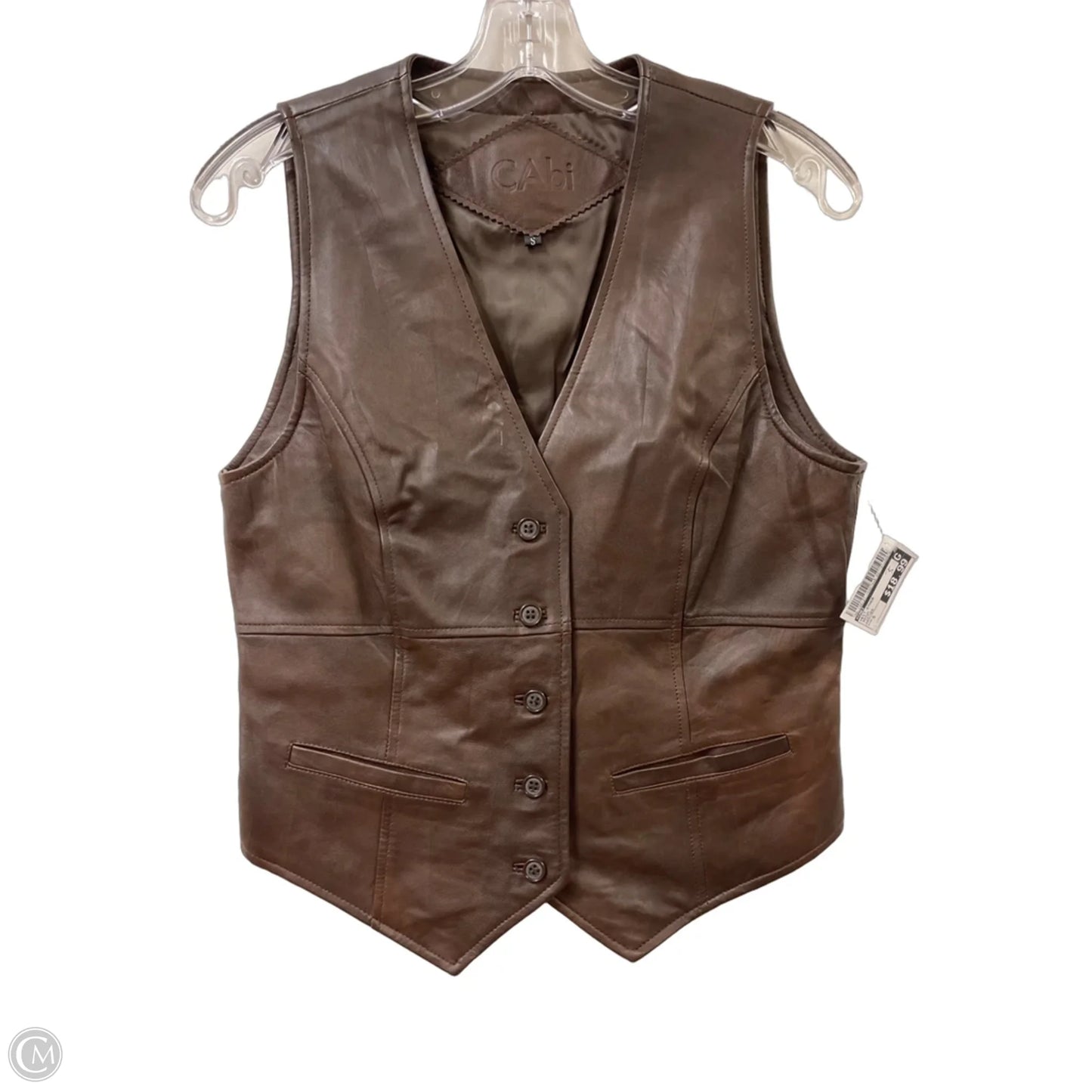 Vest Other By Cabi In Brown, Size: S