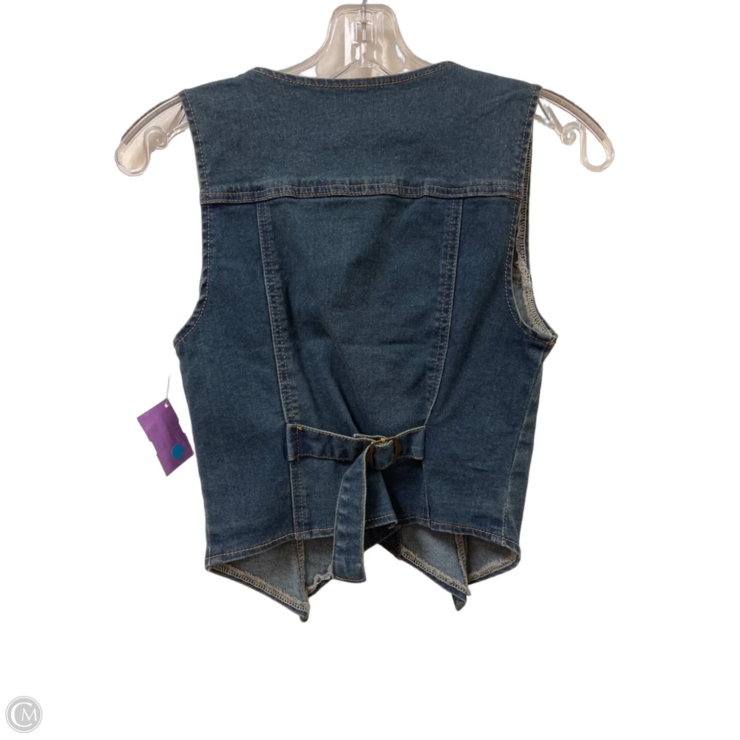 Vest Other By Clothes Mentor In Blue Denim, Size: Xs
