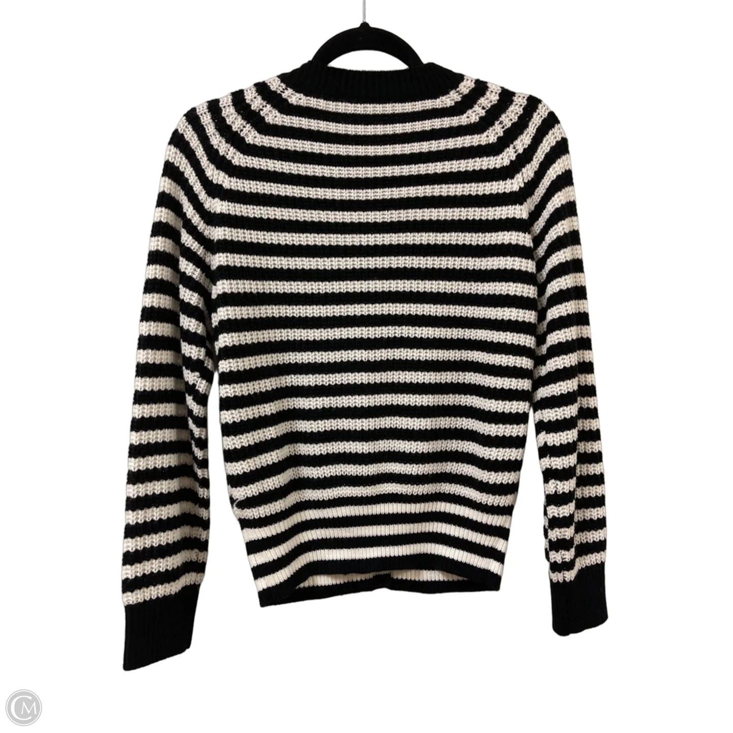 Sweater Cardigan By Clothes Mentor In Striped Pattern, Size: S
