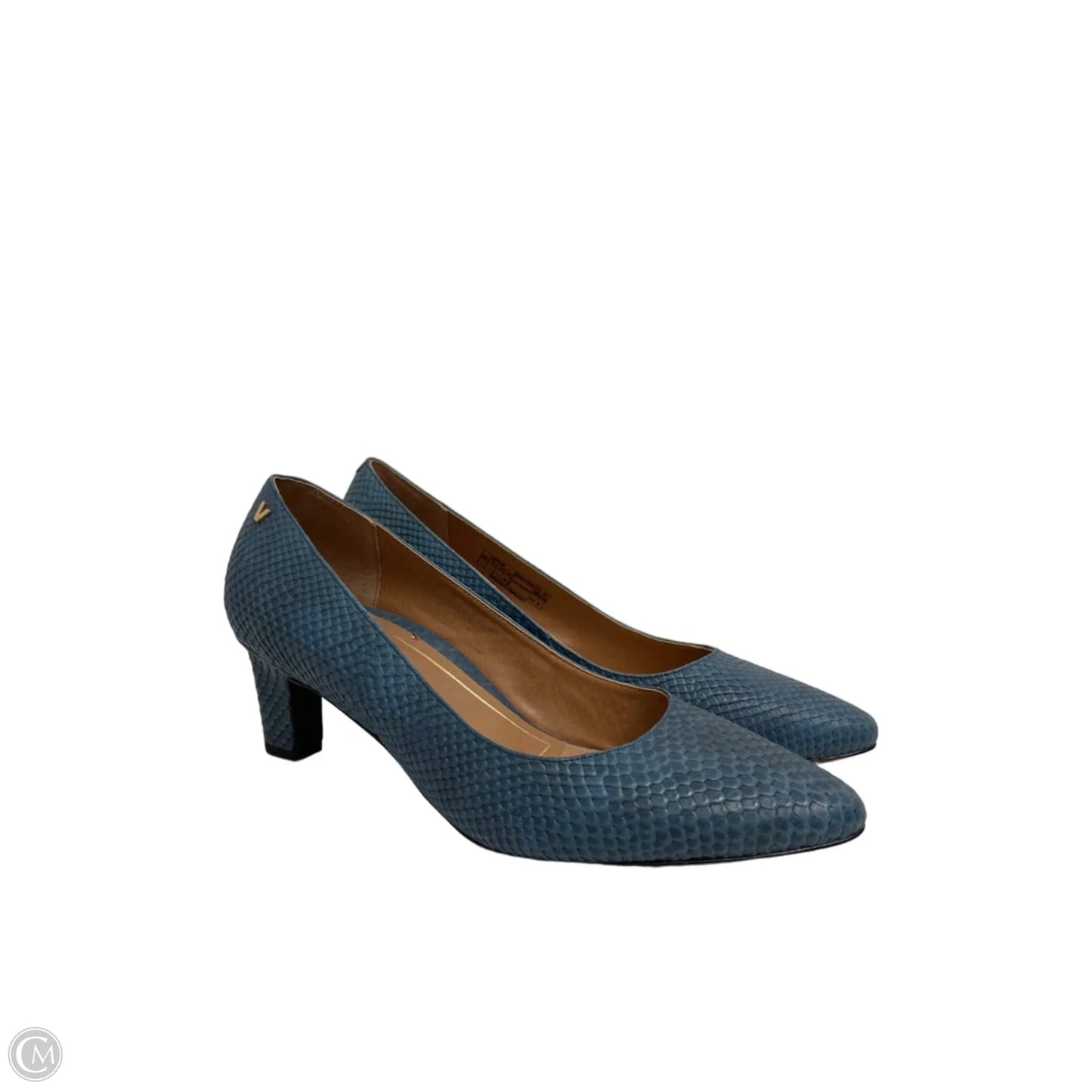 Shoes Heels Block By Vionic In Blue, Size: 9