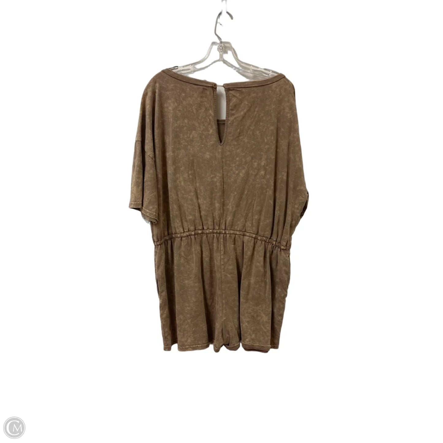 Romper By White Birch In Brown, Size: 1x