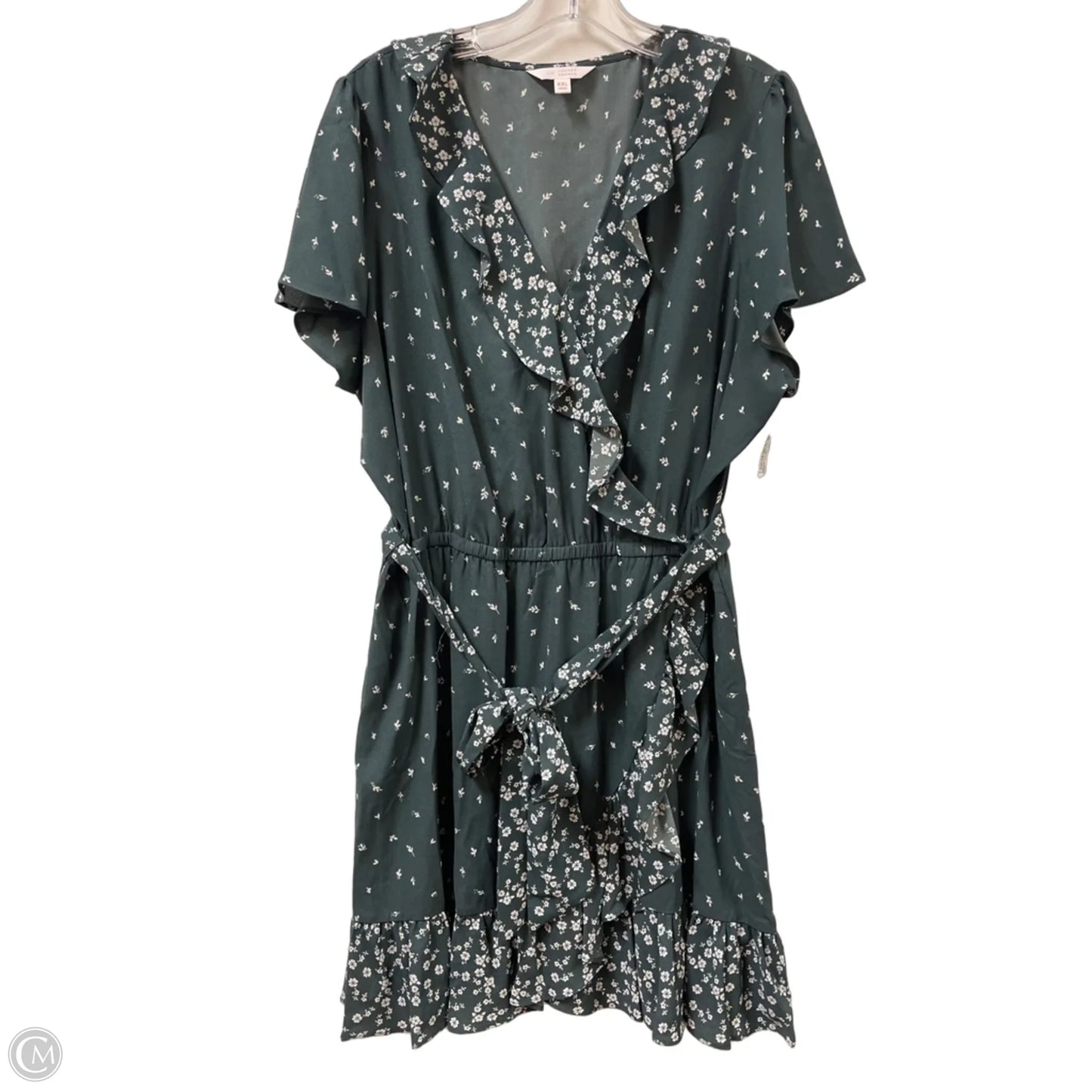 Dress Casual Midi By Lc Lauren Conrad In Grey, Size: 1x