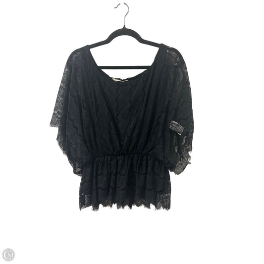 Top Short Sleeve By Old Navy In Black, Size: L