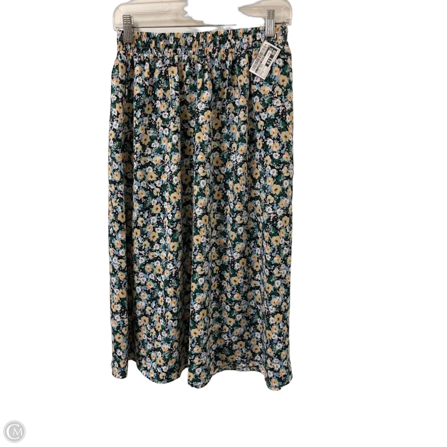 Skirt Midi By Clothes Mentor In Floral Print, Size: 8