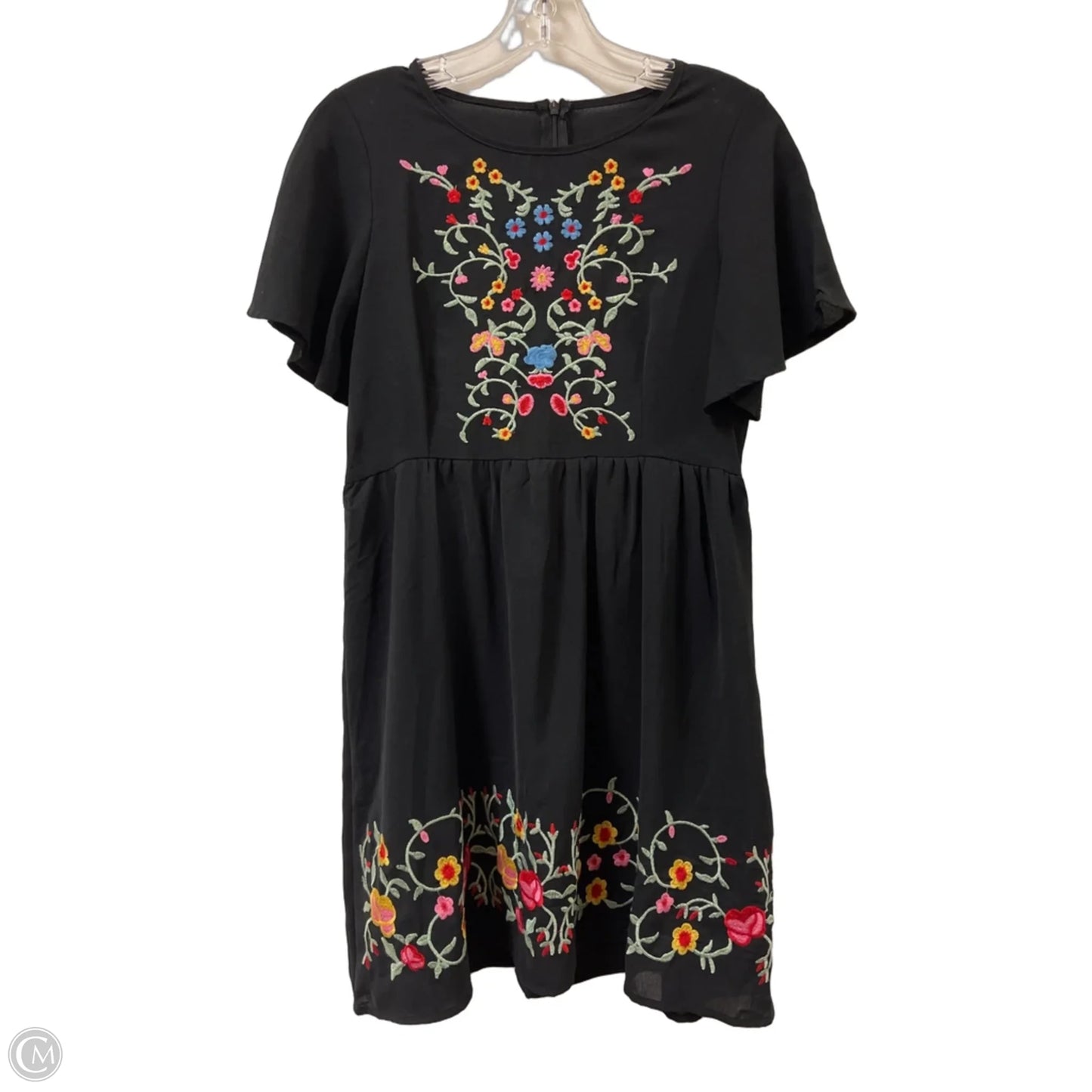 Dress Casual Midi By Shein In Black, Size: S