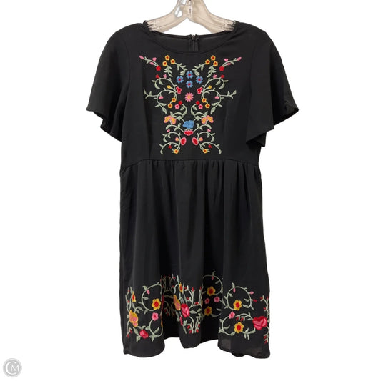 Dress Casual Midi By Shein In Black, Size: S