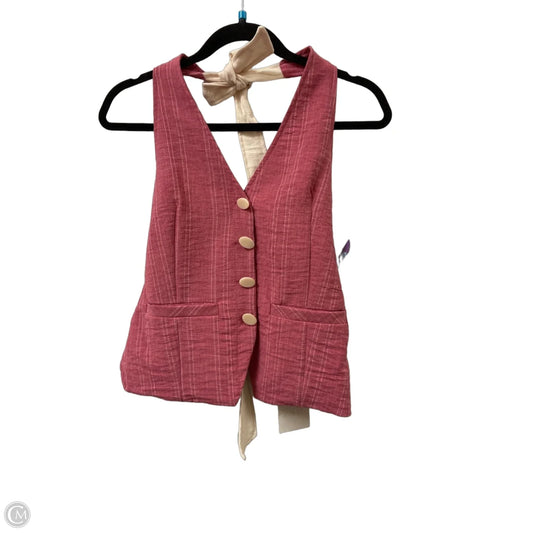 Top Sleeveless By Zara In Pink, Size: S