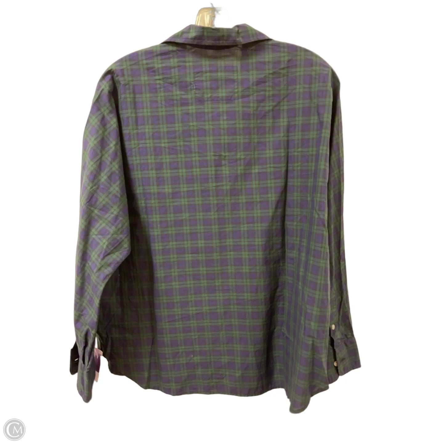 Blouse Long Sleeve By Frank And Eileen In Green, Size: Xs
