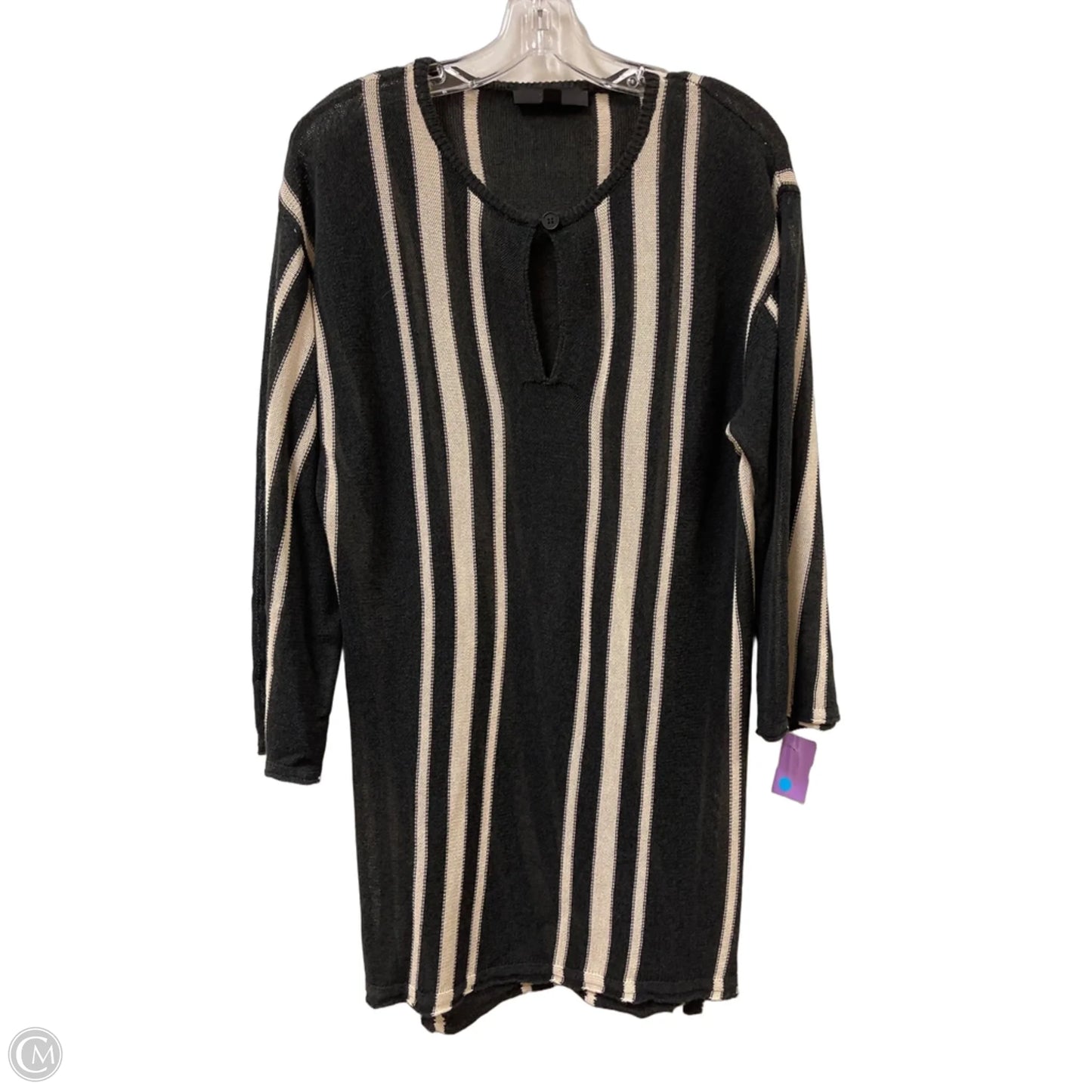 Dress Casual Midi By Zara In Black, Size: S