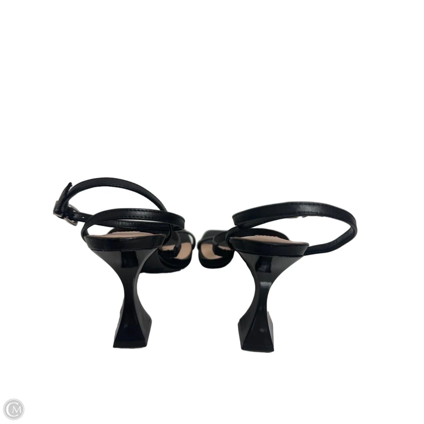 Sandals Heels Block By Steve Madden In Black, Size: 7