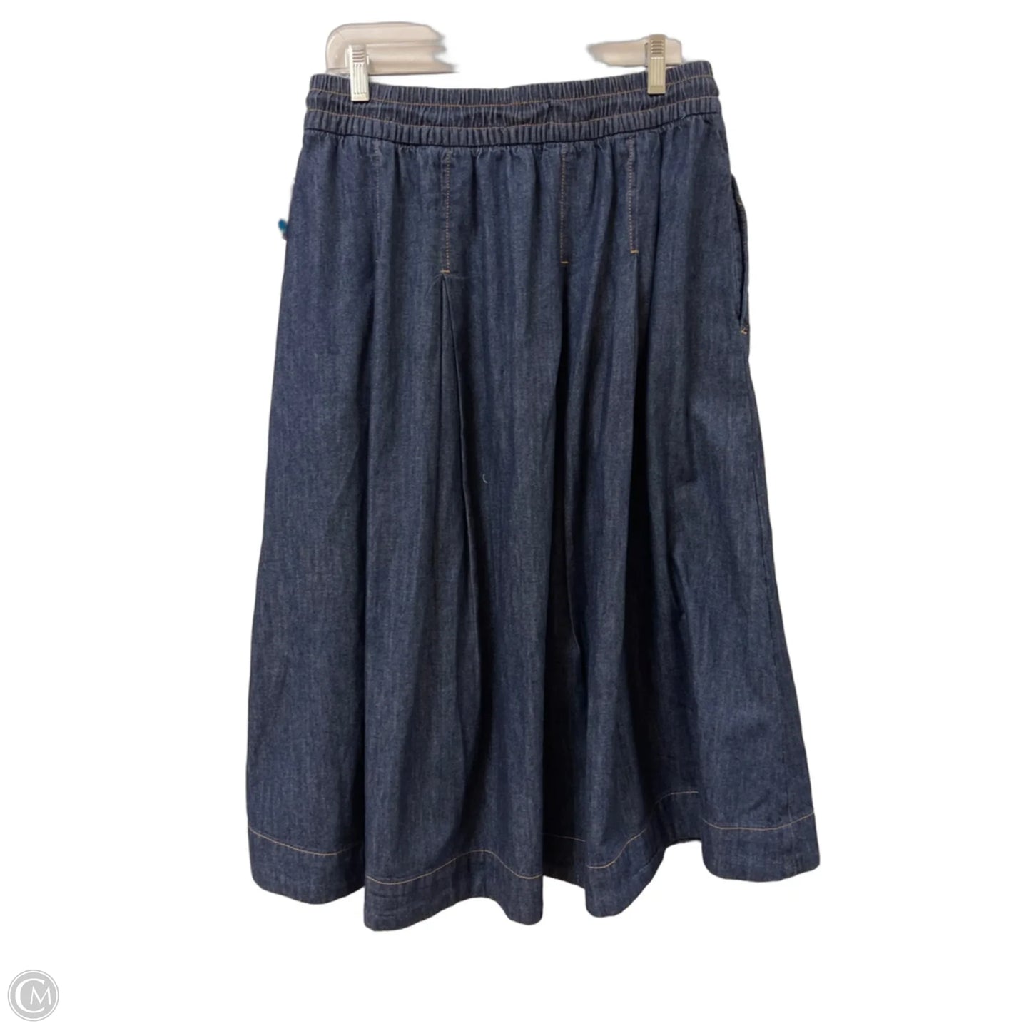 Skirt Maxi By Free Assembly In Blue Denim, Size: 6