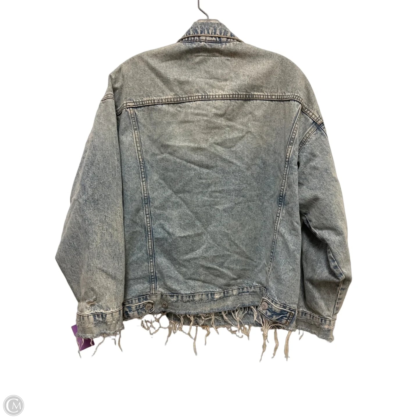 Jacket Denim By Clothes Mentor In Blue Denim, Size: S