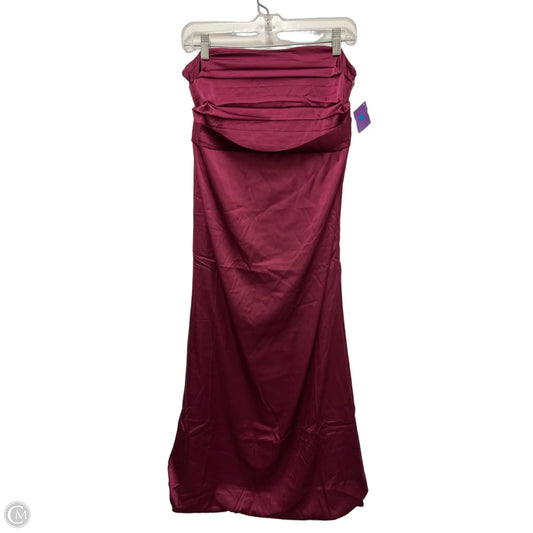 Skirt Maxi By Fashion Nova In Red, Size: 12