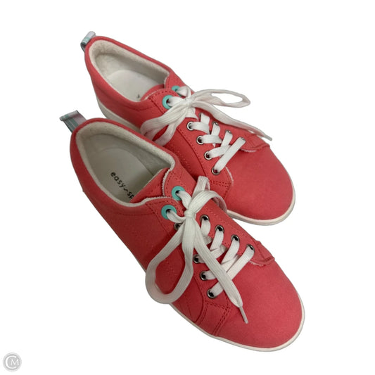 Shoes Sneakers By Easy Spirit In Coral, Size: 7