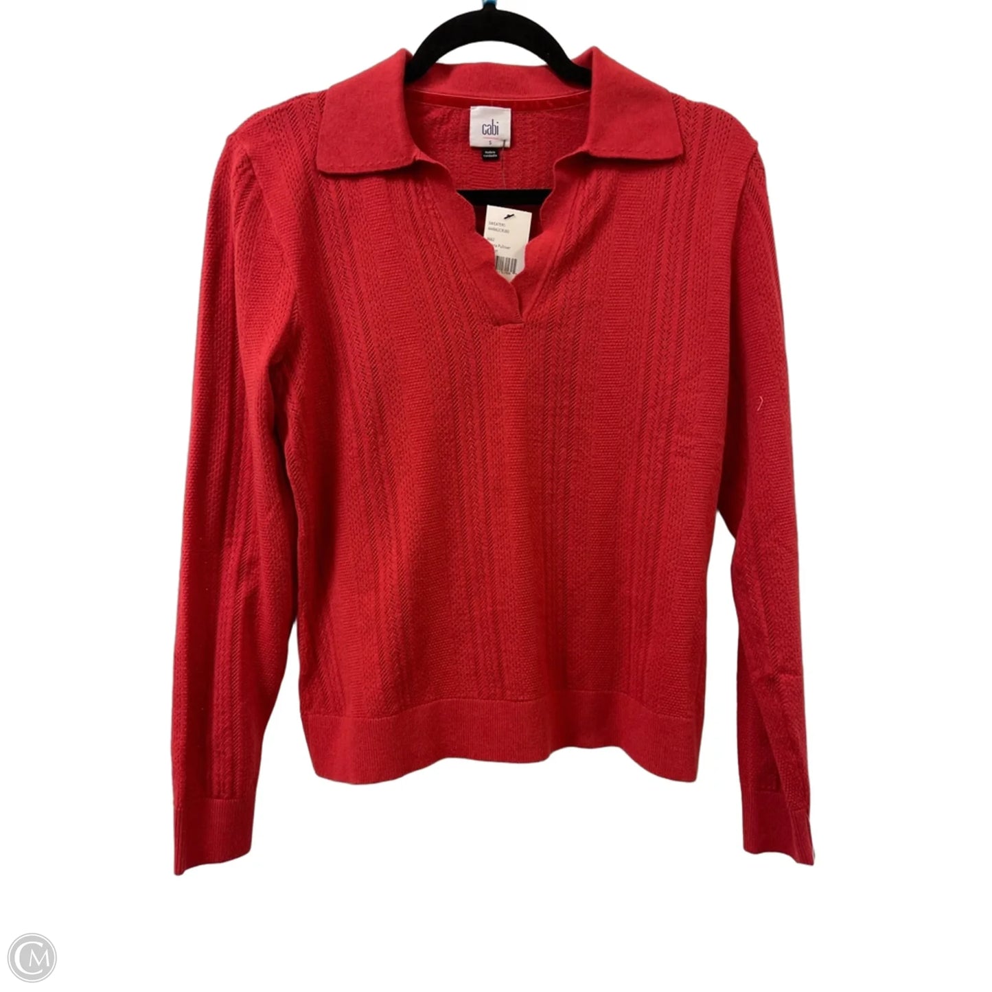 Sweater By Cabi In Red, Size: S