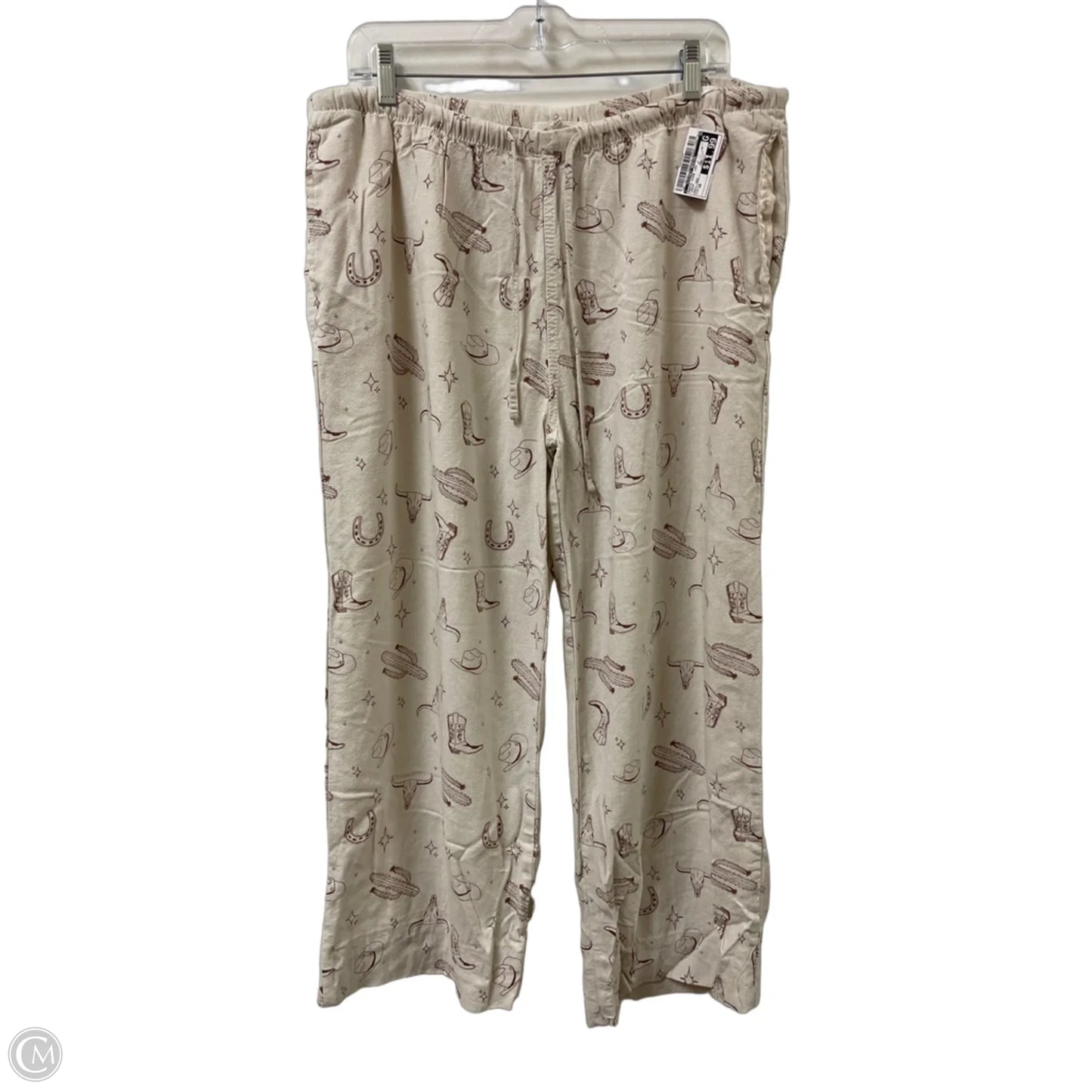 Pants Wide Leg By Clothes Mentor In Cream, Size: 16