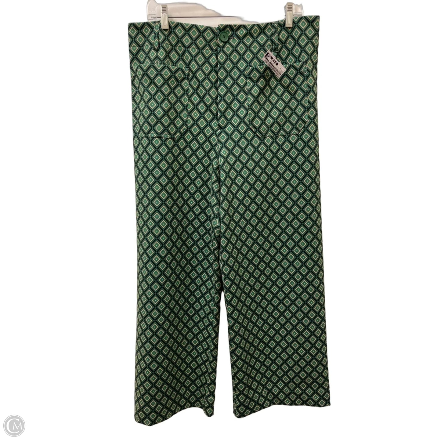 Pants Dress By Jones And Co In Green, Size: 14