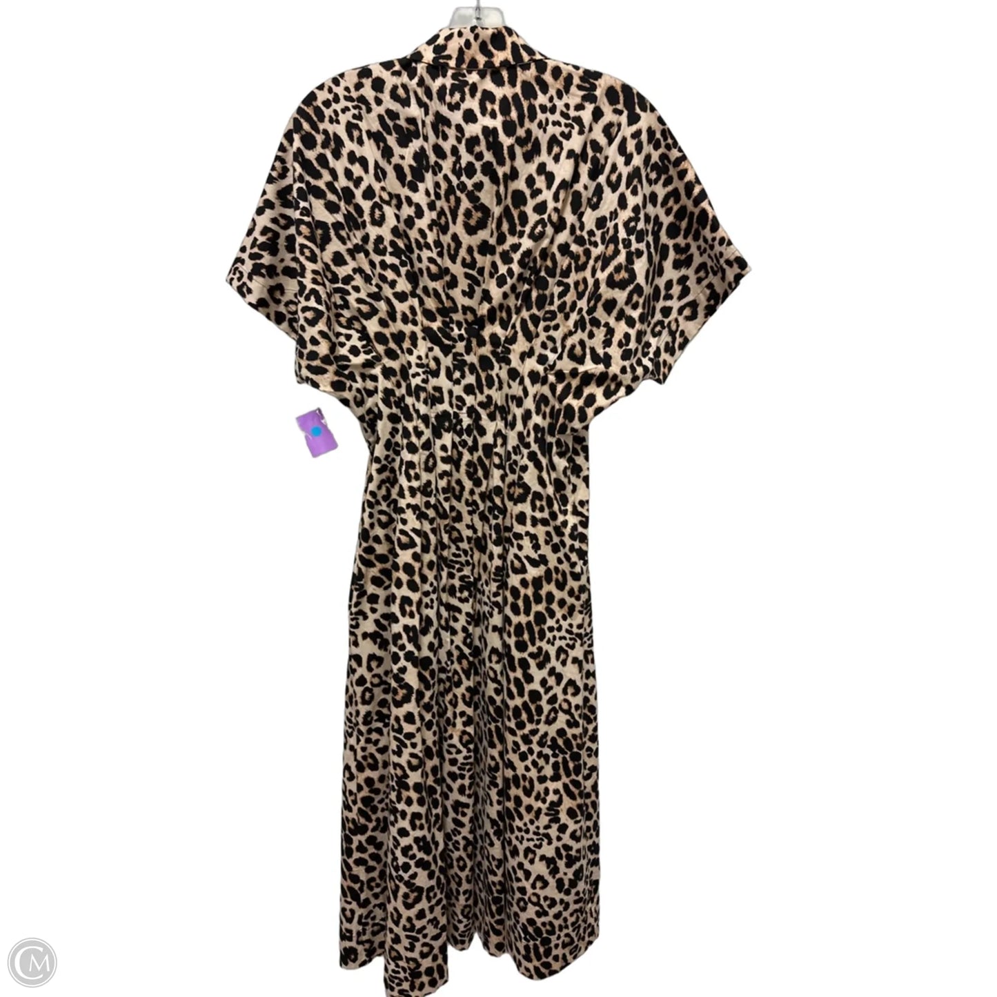 Dress Casual Midi By Clothes Mentor In Leopard Print, Size: S