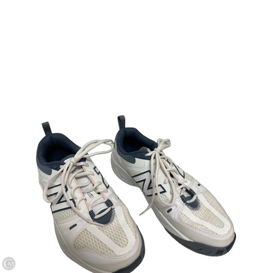 Shoes Athletic By New Balance In White, Size: 10