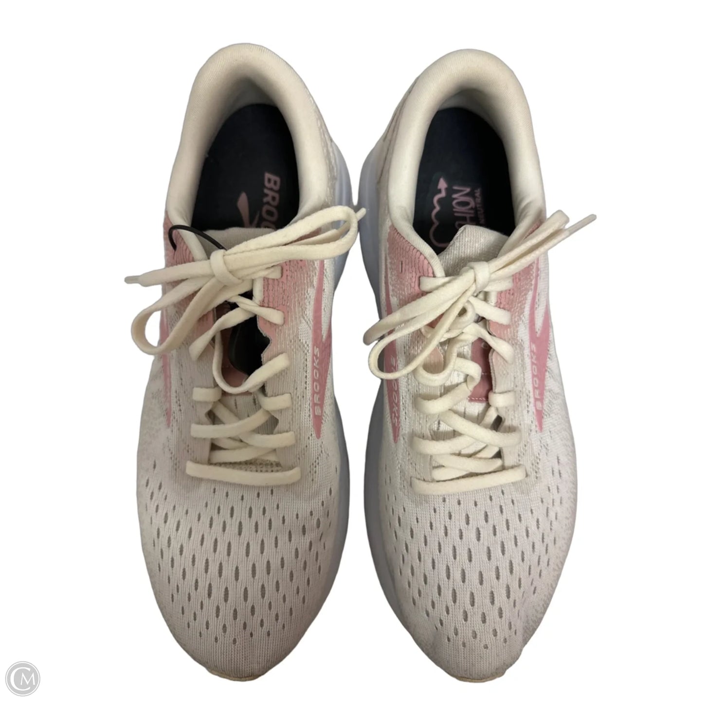 Shoes Athletic By Brooks In White, Size: 10