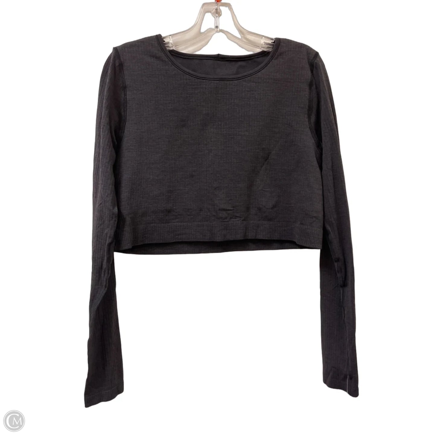 Athletic Top Long Sleeve Crewneck By Lululemon In Black, Size: Xl