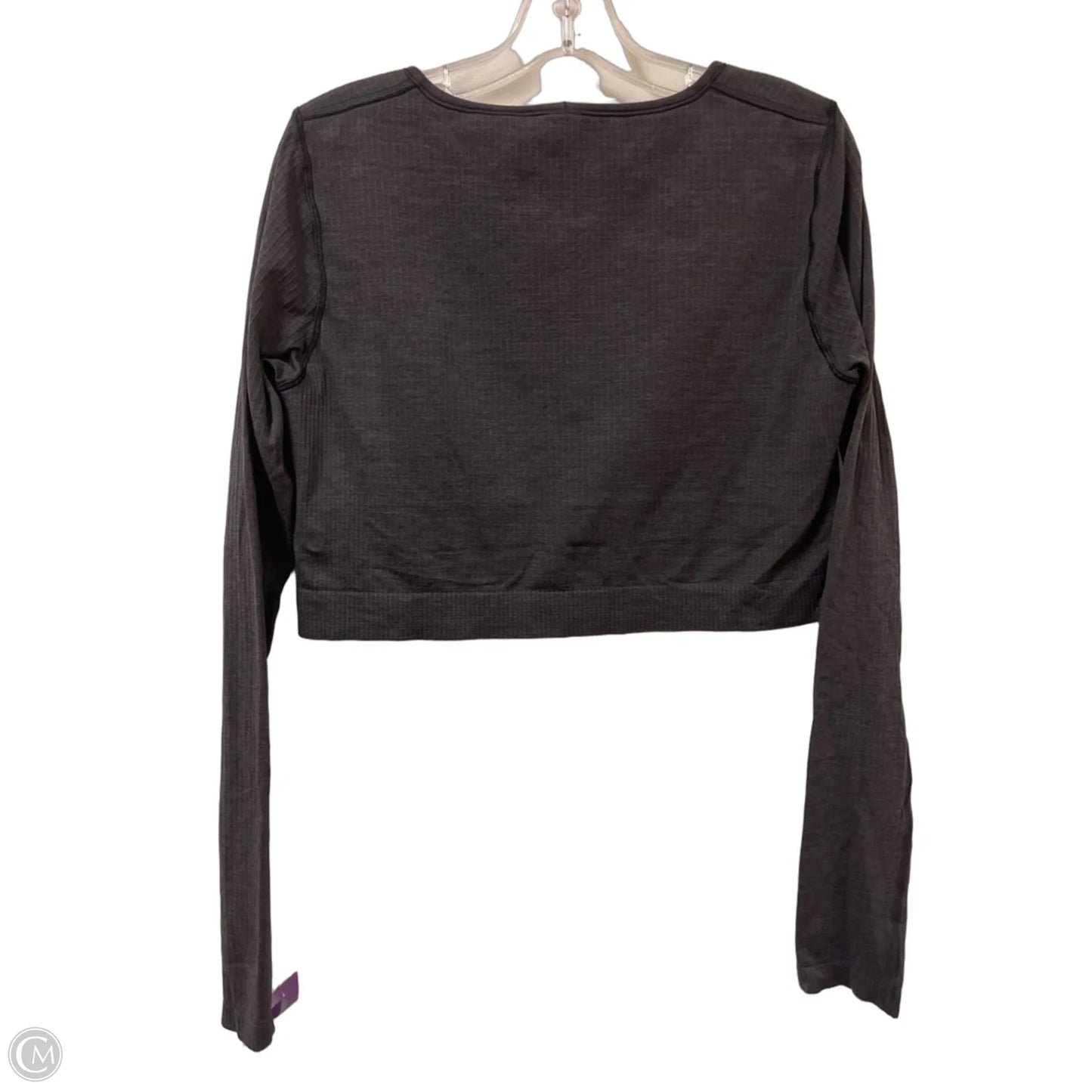Athletic Top Long Sleeve Crewneck By Lululemon In Black, Size: Xl