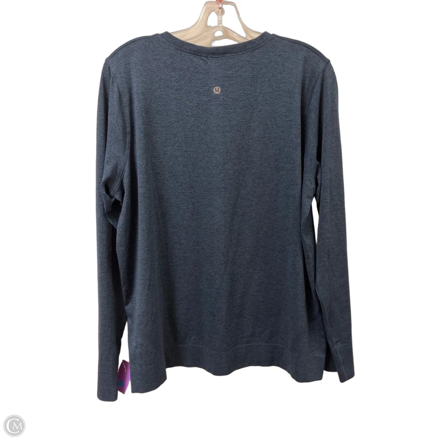 Athletic Top Long Sleeve Crewneck By Lululemon In Navy, Size: Xl