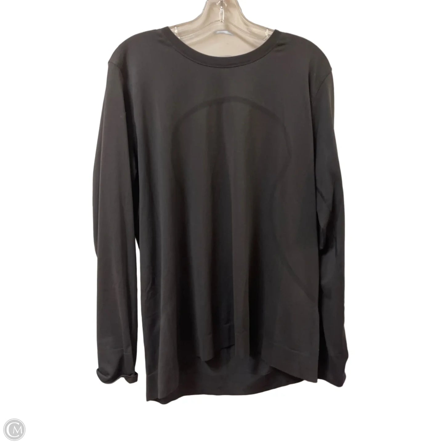 Athletic Top Long Sleeve Crewneck By Lululemon In Black, Size: Xl